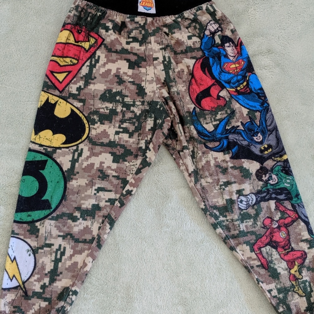 Boy Justice League pajamas pants